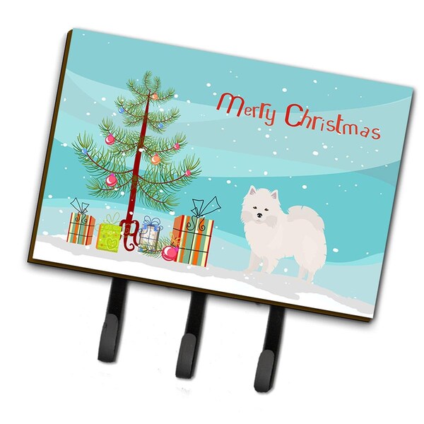 Carolines Treasures American Eskimo Christmas Tree Leash or Key Holder CK3441TH68 - main